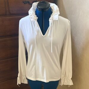 New Listing Anne Fontaine Valerie pullover blouse with ruffles.